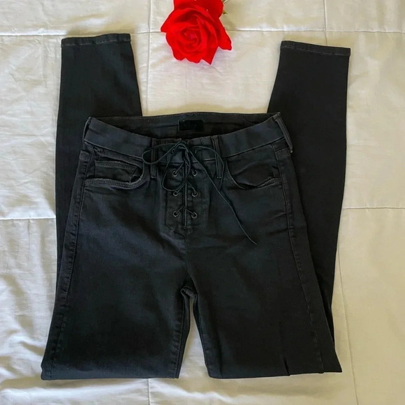 Mother high waist laced up looker in not quilty - Picture 10 of 12